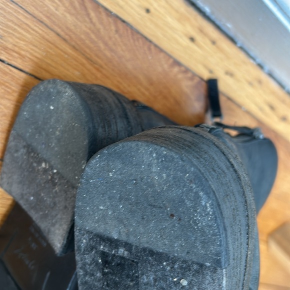 Marsell Leather Lace Up Zip Back Boots, black, size 36.5, EUC - Picture 7 of 10